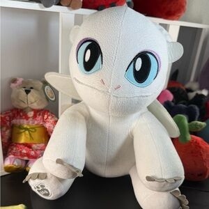 Build A Bear How To Train Your Dragon Light Fury 13"  BAB